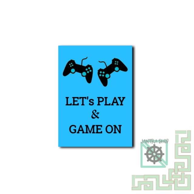 Poster kamar gaming room/kamar cowok