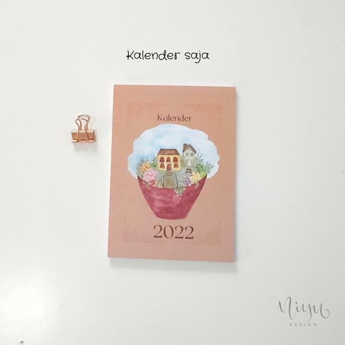 

Ready Kalender Meja Aesthetic 2022 Ukuran A6 (Tanpa Easel)
