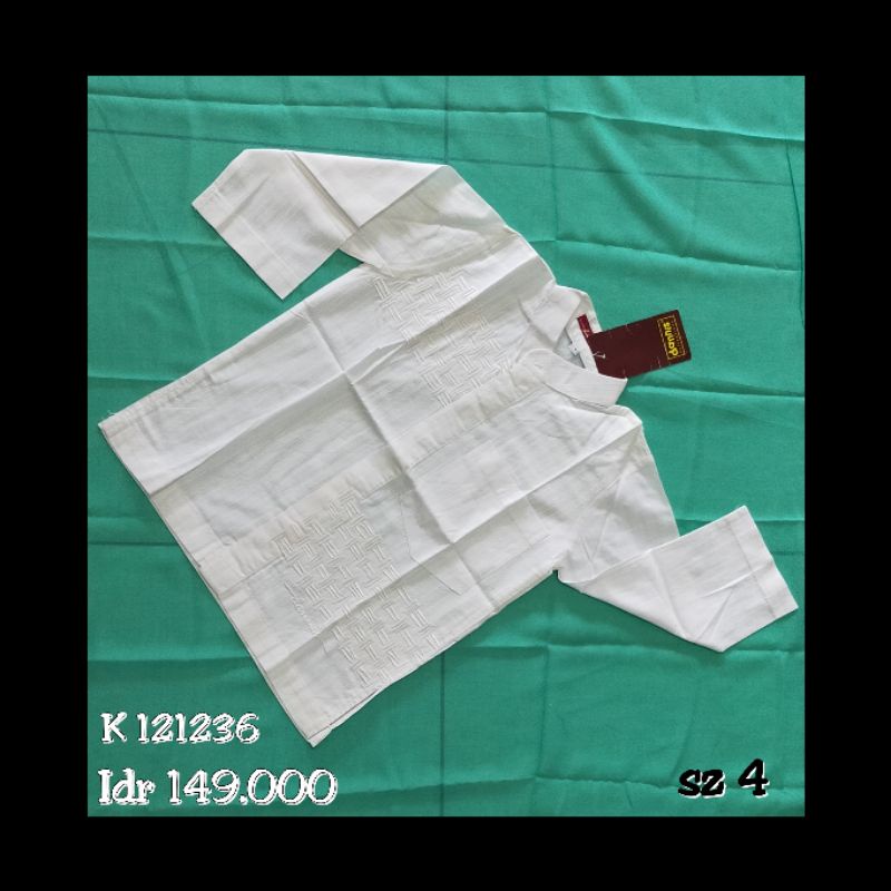 ATASAN KOKO ANAK DANNIS IKHROM SZ 4 PUTIH TULANG