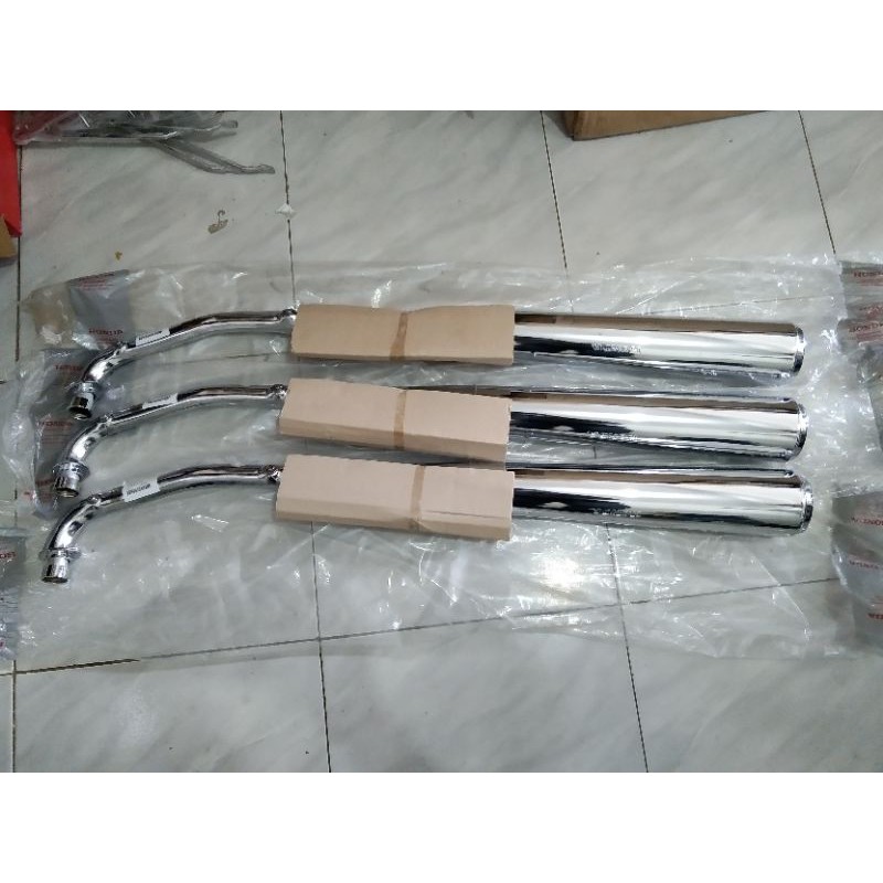 knalpot honda supra x 100 supra lama original ahm