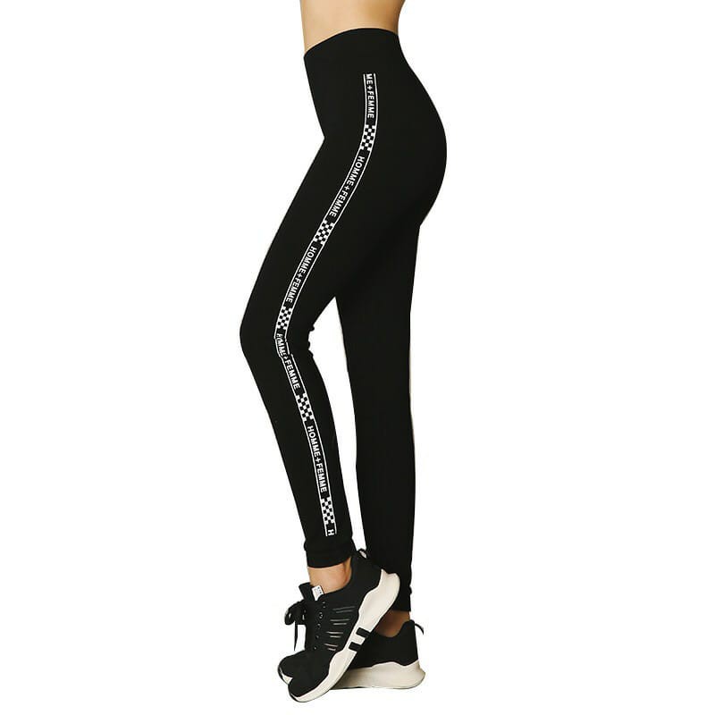 Sport Leggings Celana Legging Olahraga Motif Homme Femme C041