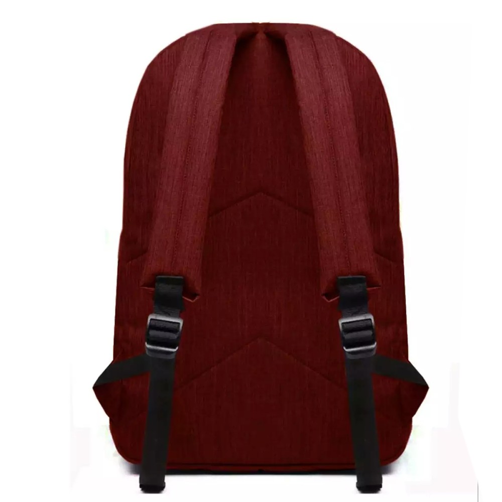 SHOPEE 6.6 SUPER SALE!! Tas Ransel Pria PM-9120 Ransel Distro Polos Backpack Laptop Terbaru - Red