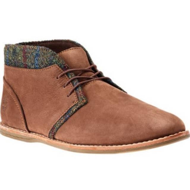 Preloved Original Timberland Revenia Mixed Chuka 
Dark Brown size US 11(45)