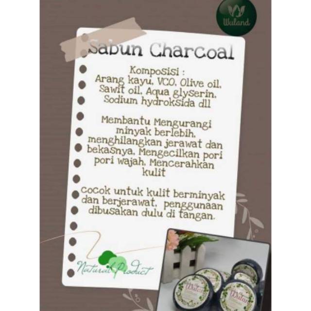 Sabun Charcoal Wuland