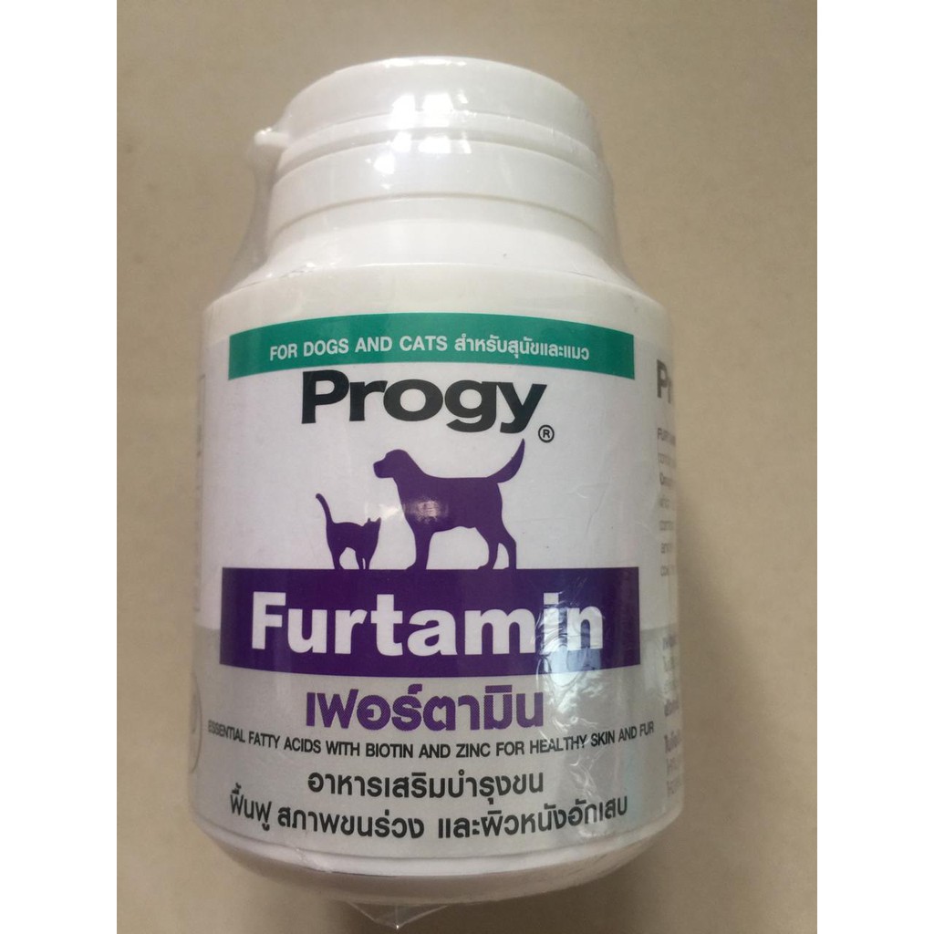 PROGY Furtamin Dog Cat 30tab Vitamin Bulu Kulit Kucing Anjing 30 tablet