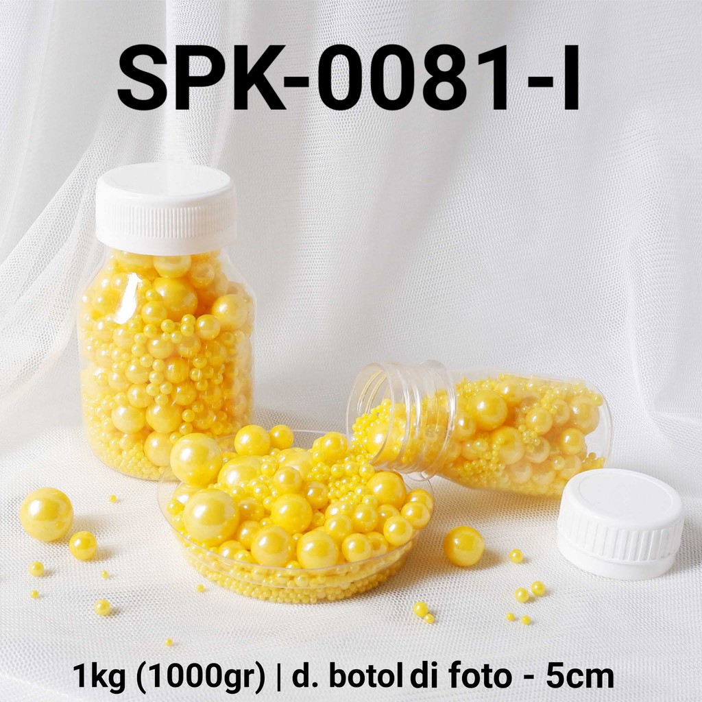 

SPK-0081-I Sprinkles sprinkle sprinkel 1kg 1kilo mutiara mix kuning yamama baking grosir murah sprinkles cake dekorasi mutiara trimit decoration story sprinklestory sprinklesstory sprinkle story yamama baking
