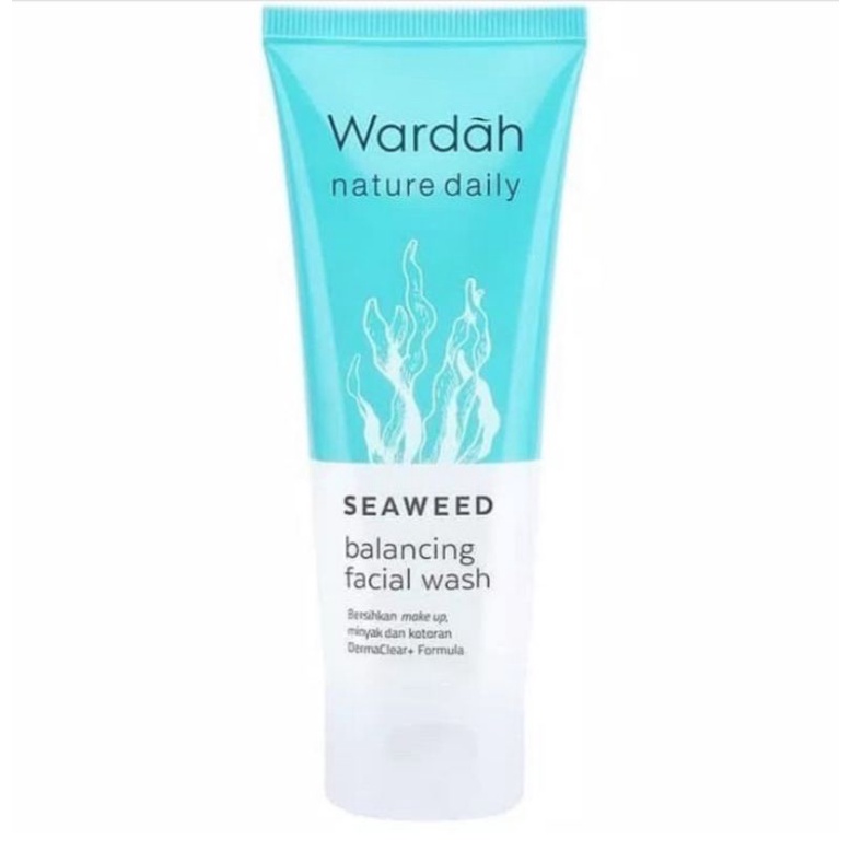 wardah seaweed balancing facial wash