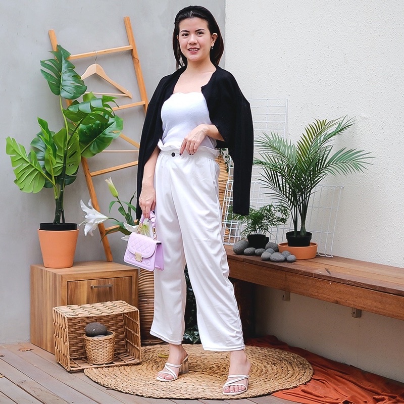 Celana wanita kulot BUTTON PANTS