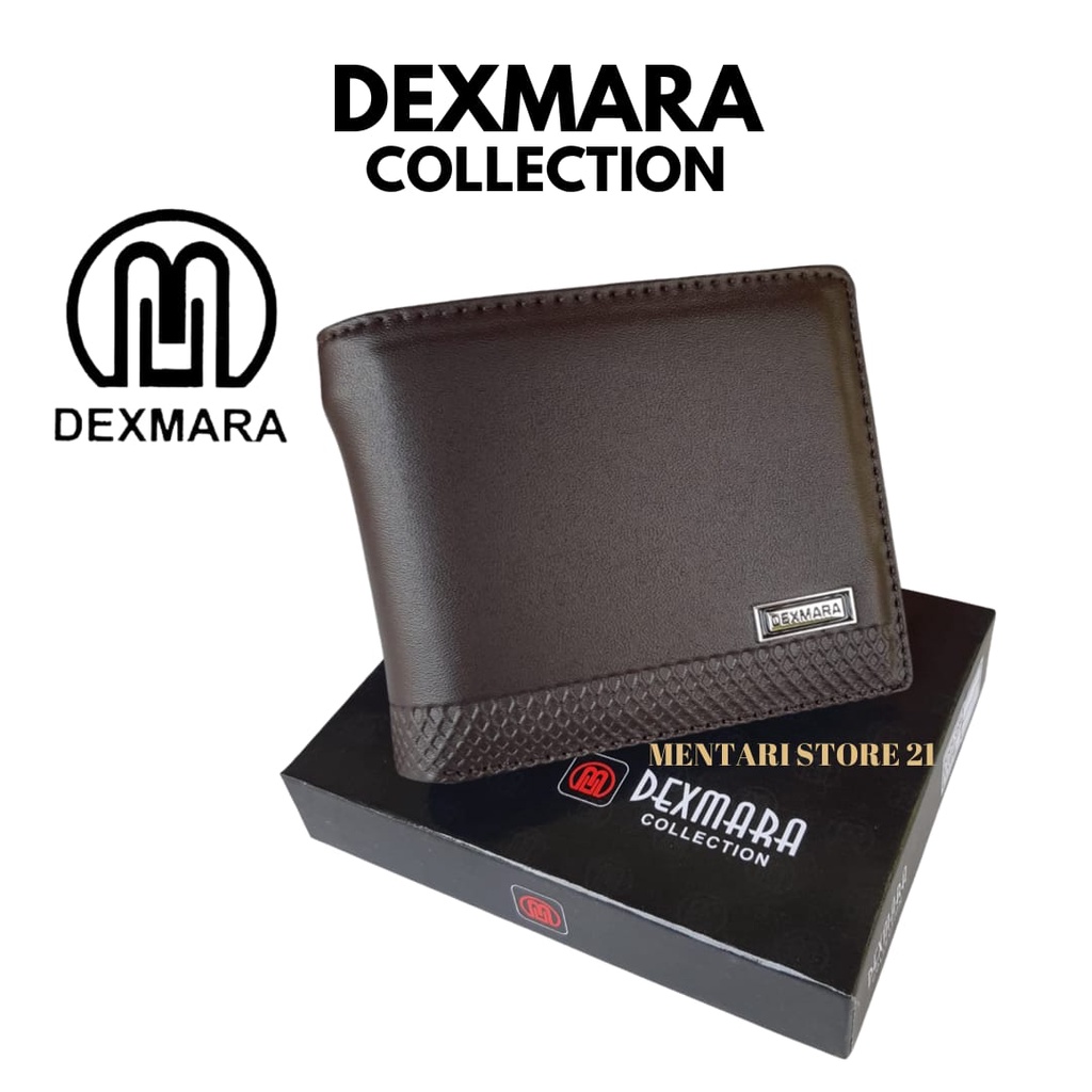 DEXMARA Dompet Pria Bahan Kulit PVC Premium DM 02S-1