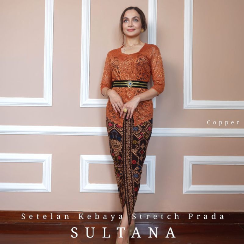 Setelan Kebaya Brokat Prad* Sultana