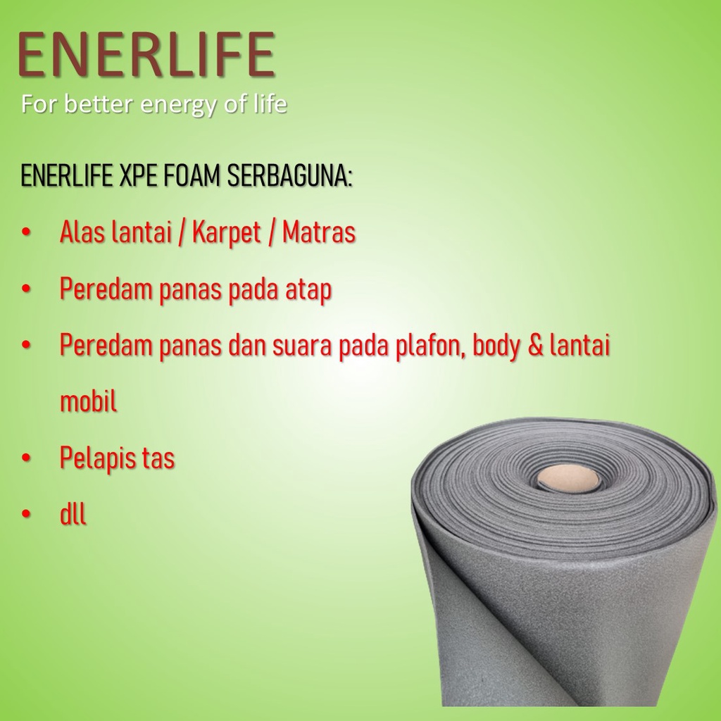 Busa Foam 3mm XPE Peredam Panas dan Suara / Matras / Foam Sheet harga per Meter