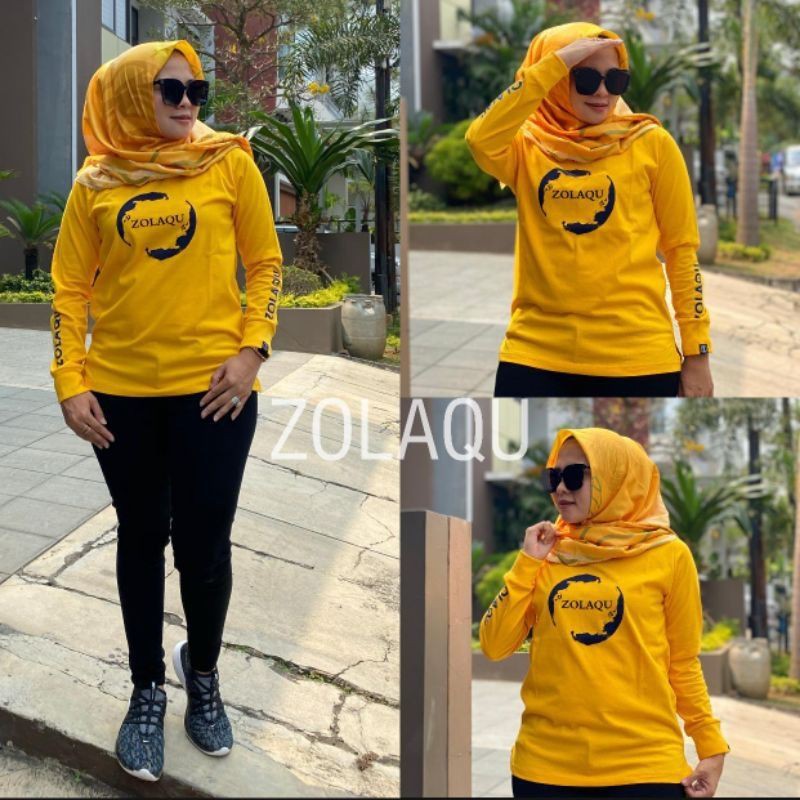 Ready stOck Kaos ZOLAQU ORI Kuning Terlaris