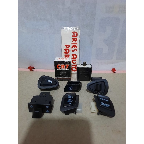 Jual Saklar Tombol Set Flasher Cr Beat F Scoopy Fi Vario Techno Bisa Hazard Dan Mati