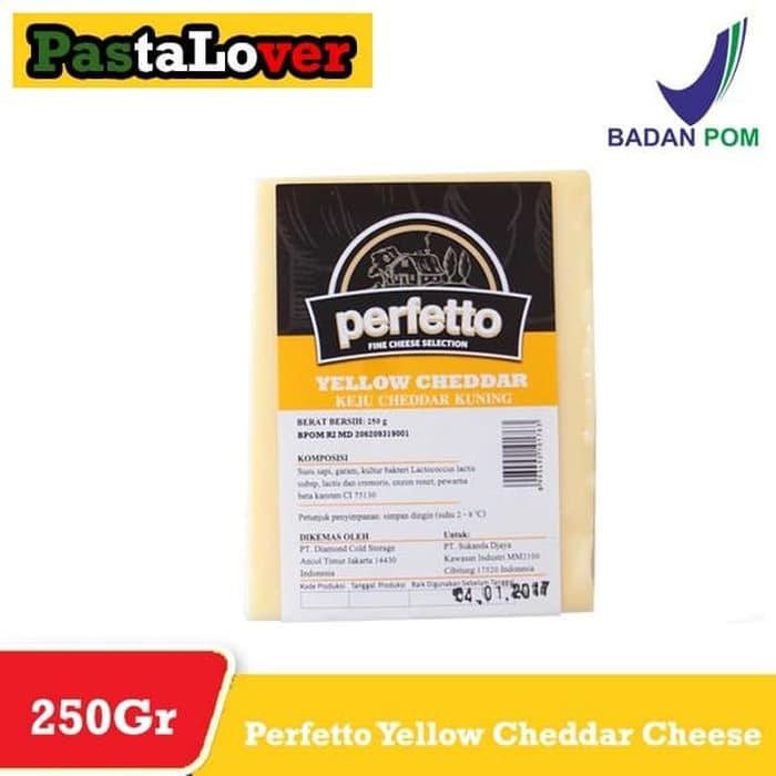 

Perfetto Yellow Cheddar Cheese 250 Gr