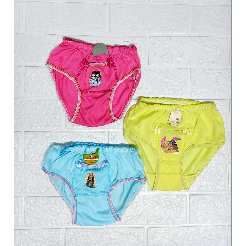 Cd anak Perempuan Celana dalam anak perempuan isi 3Pcs