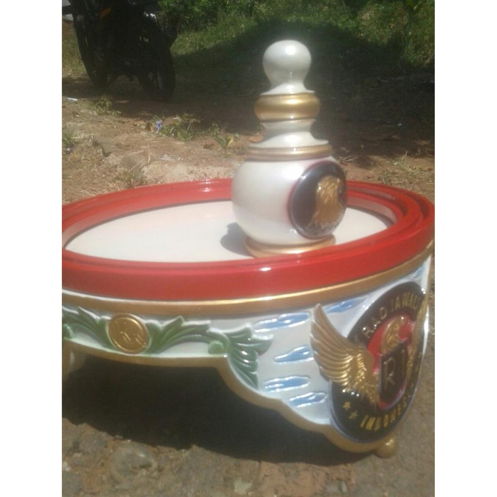 Tebok sangkar lovebird motiv rajawali