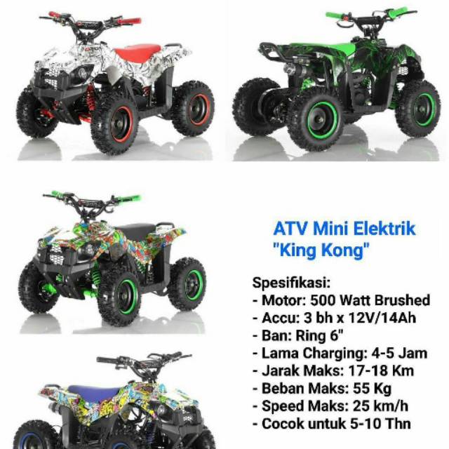 Mini motor atv electric