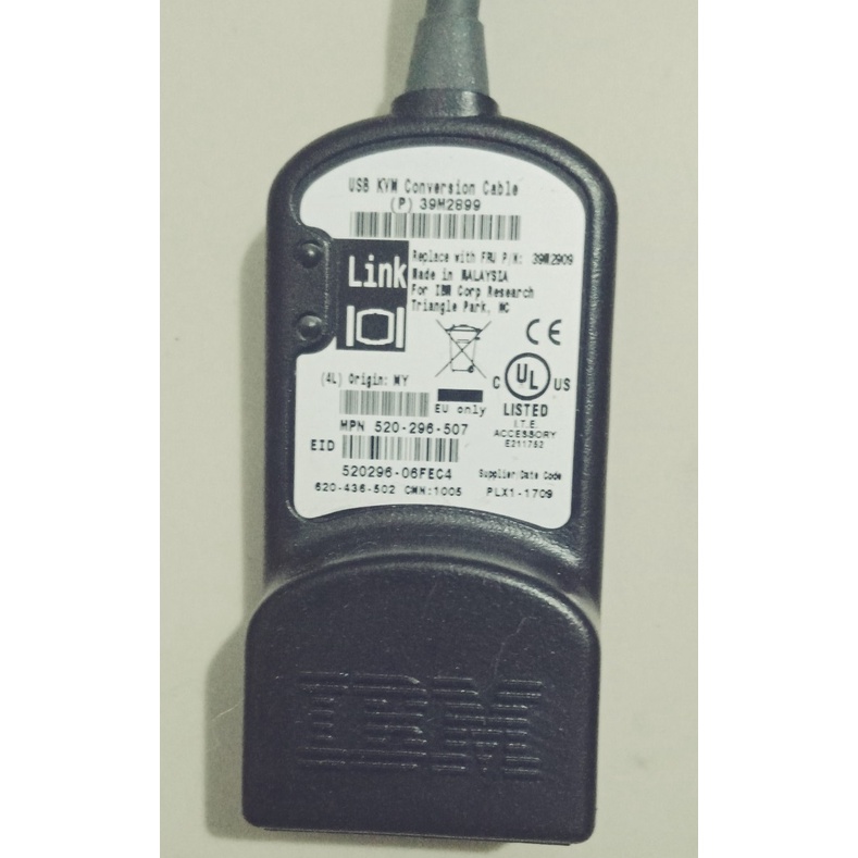 IBM KVM USB Conversion Cable 39M2899