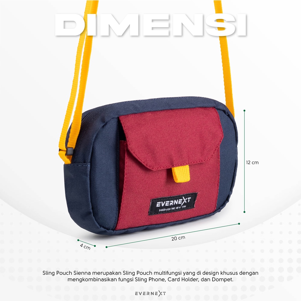Tas Slingbag Mini Tali Panjang Tas Slempang Cewek Simpel Minimalis Murah COD Jakarta Buat Jalan Santai