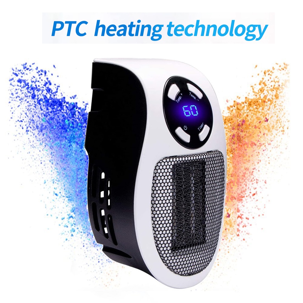 Pemanas Ruangan Portable Heater Digital Remote Control