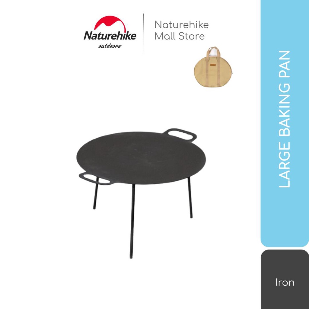 LARGE BAKING PAN NATUREHIKE NH20SK003 WAJAN GRILL BBQ PIKNIK CAMPING