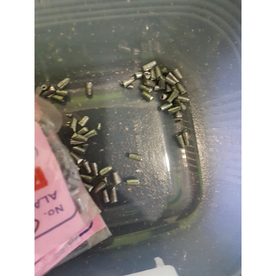 Timah Lancip Nomor 0 / Timah Pancing Jenis Lancip