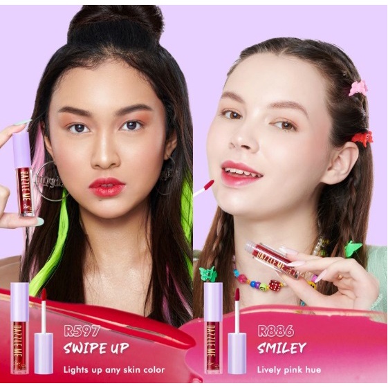 DAZZLE ME Ink-Licious Lip Tint  | Mattedorable Long Lasting Liptint Hyper Moisturizing Lip Stain