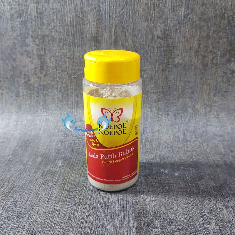 

Lada Putih Bubuk KOEPOE KOEPOE 85gr / Lada putih Kupu Kupu 38gr