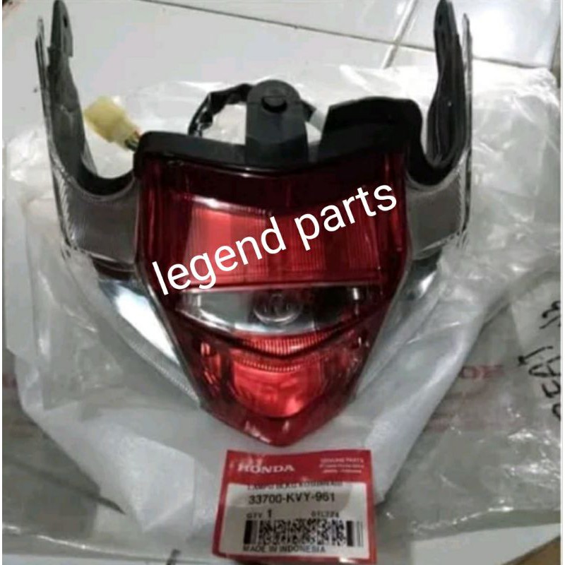 reflektor lampu belakang Honda beat karbu lama original