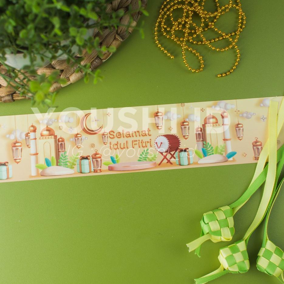 

Segera Miliki ✤ Pita Toples Lebaran/Pita Hampers Mini Idul Fitri /Paperbelt Toples''