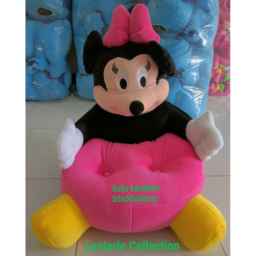 sofa boneka minnie/boneka minnie/sofa anak/sofa karakter