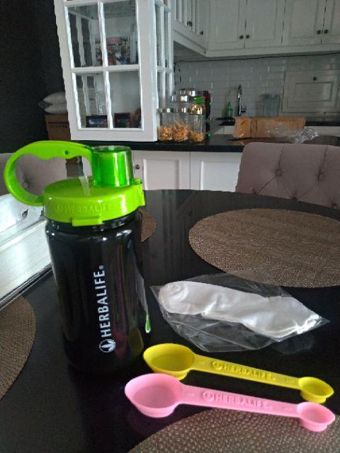[limited Import.06] Botol Hitam Tutup Hijau Herbalife 1 Liter 1000ml Terlaris Termurah Asli
