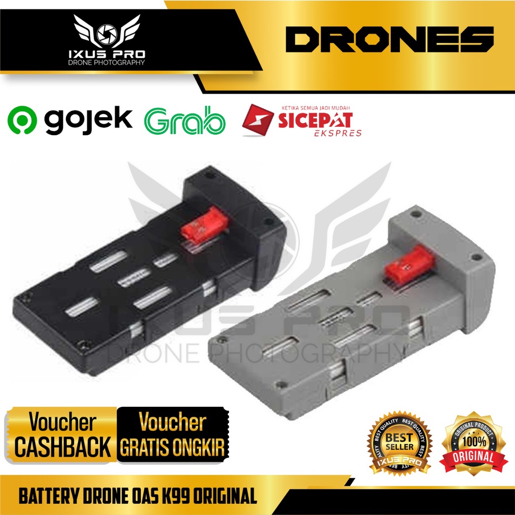 DRONE OAS K99 MAX ORIGINAL BATTERY - BATTERY DRONE K99 ORIGINAL
