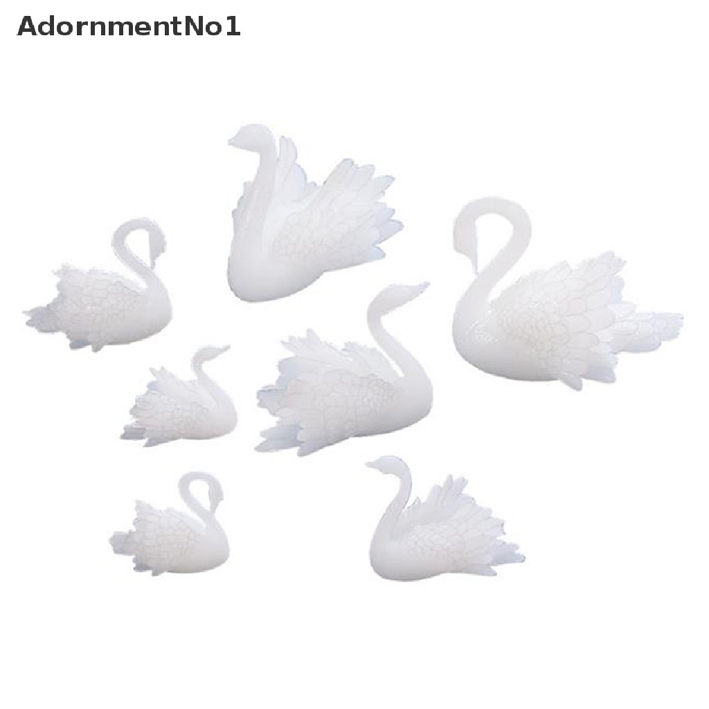 (AdornmentNo1) Ornamen Angsa 3D Bahan Resin Untuk Dekorasi Nail Art / Perhiasan Handmade DIY