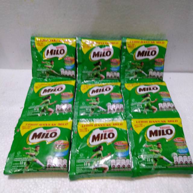

Susu Milo bubuk Renteng isi 5 pcs