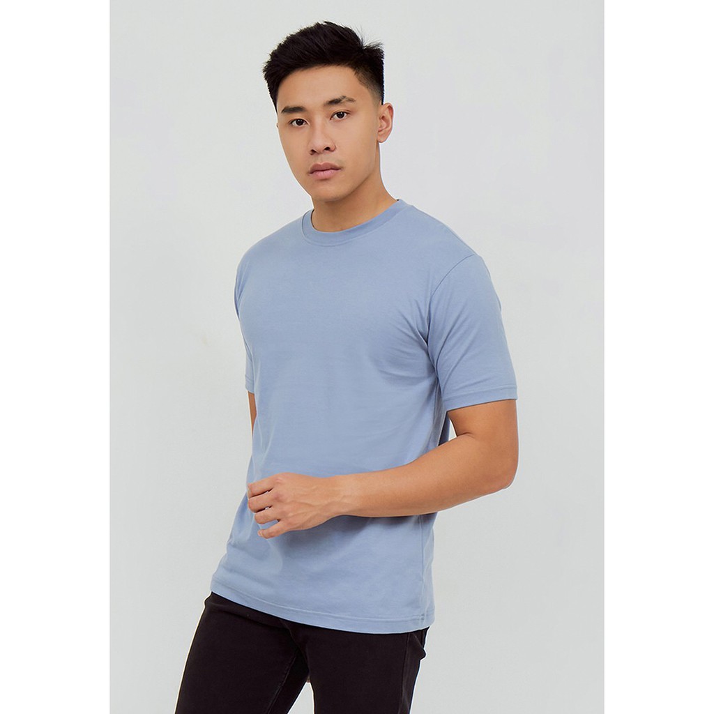 KOBE T-SHIRT - Kaos Polos Lengan Pendek in Dusty Blue