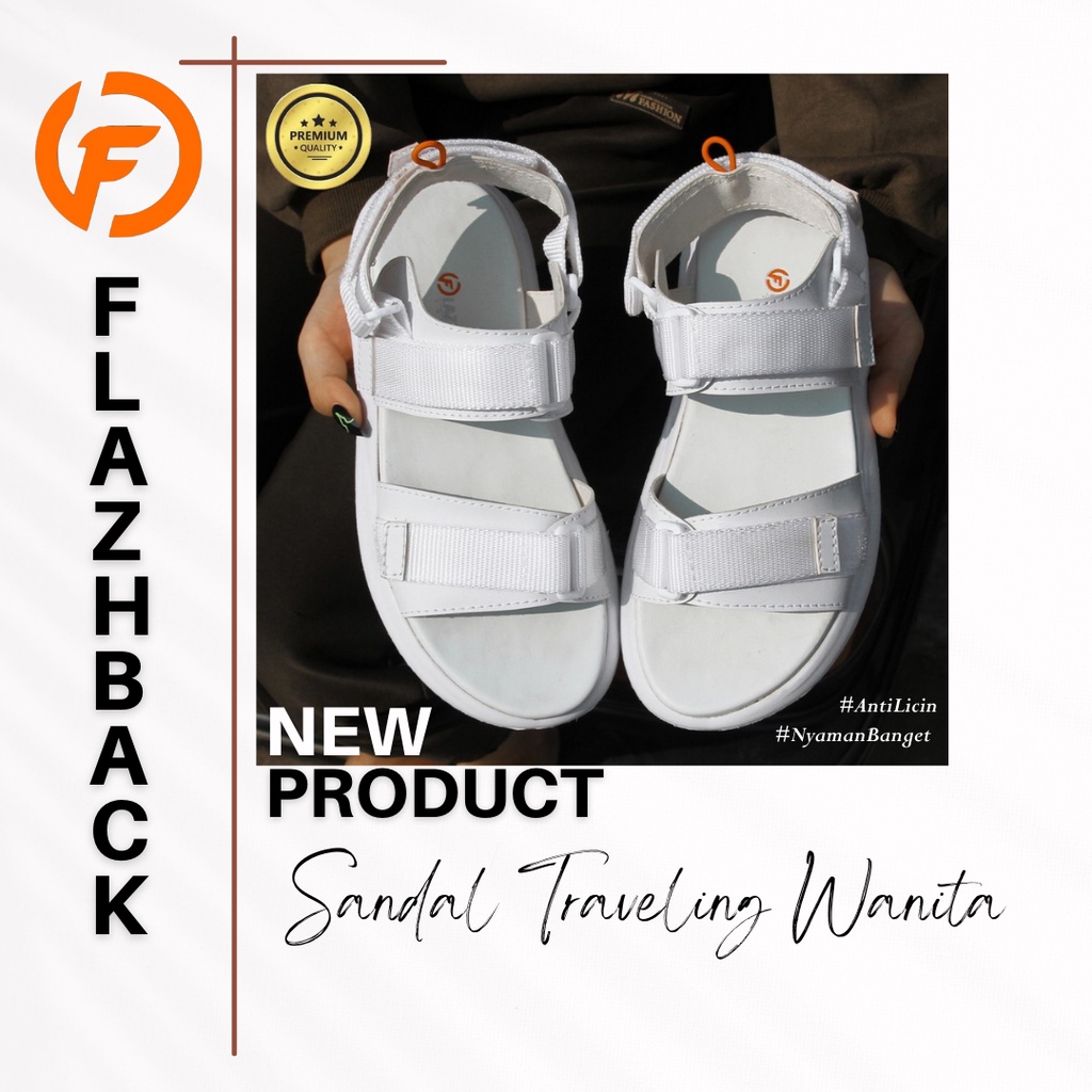 Model sandal wanita terbaru outdoor sandal gunung remaja anti slip kekinian anti licin karet original