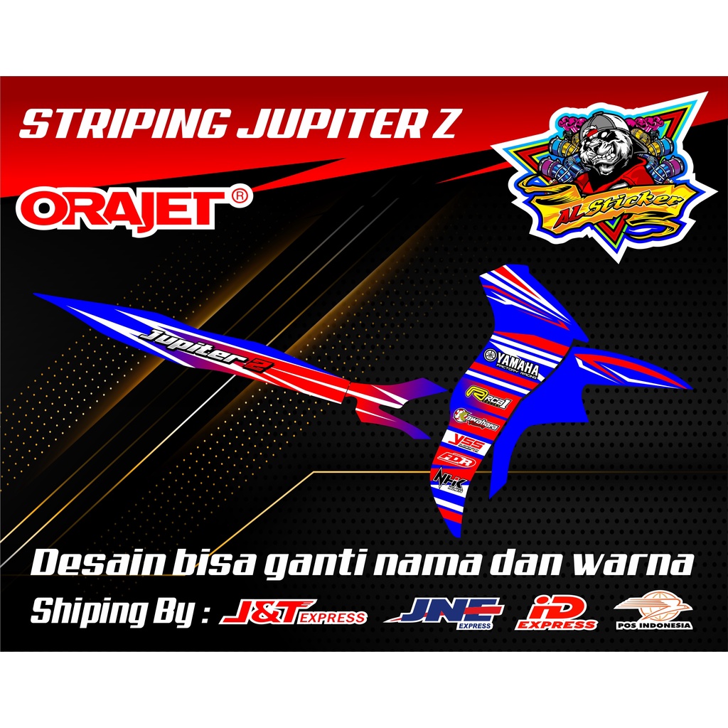 Striping Jupiter Z Custom Road Race Model Terbaru