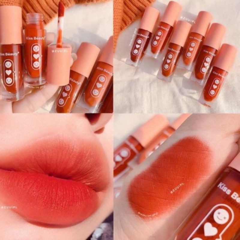 PROMO PER6PCS!!!LIP GLOSS MATTE SILKY KISS BEAUTY 70256