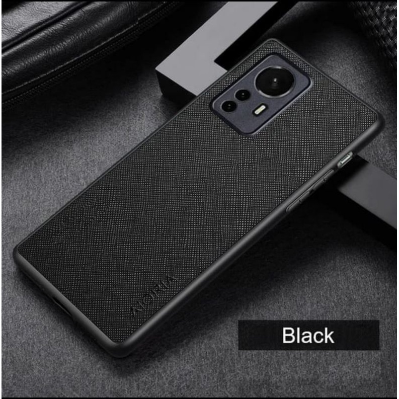 Xiaomi 12 lite Mi 12 lite case canvas cross pattern premium case