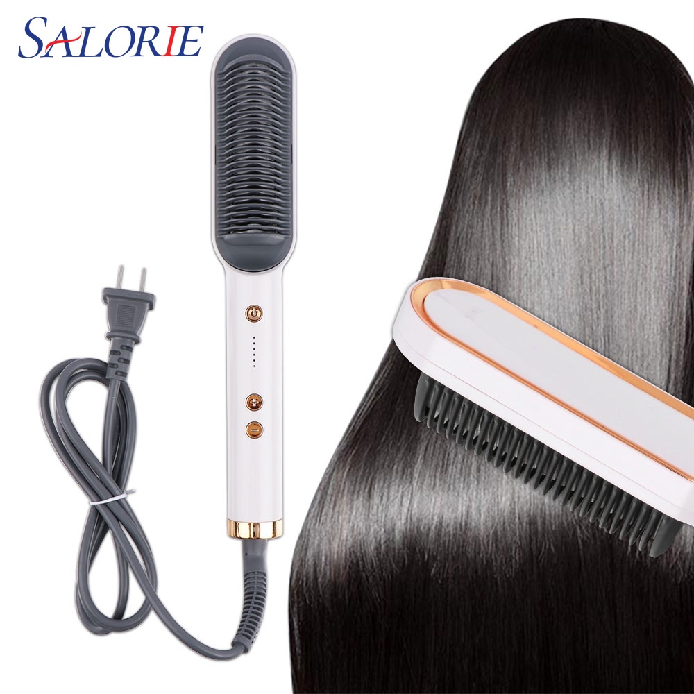 Salorie Sisir Pelurus / Pengeriting Rambut Dengan Pemanas