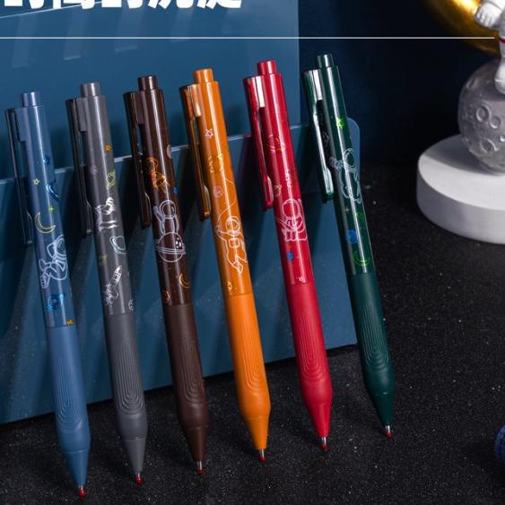

▲ Deli Colorful Gel Pen / Gel Pen 6 Warna Bertema Astronot A130 ☇