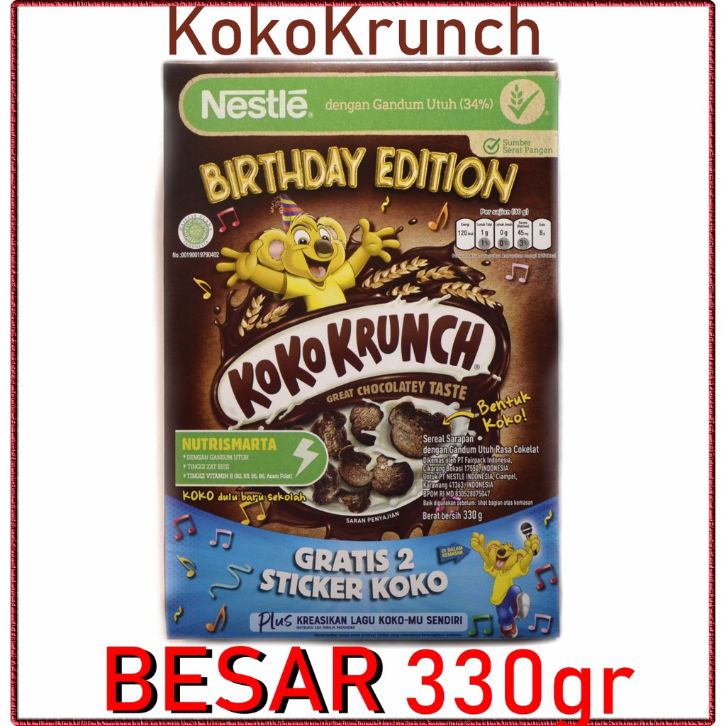 

COCOCRUNCH NESTLE sereal sarapan gandum coklat 330g