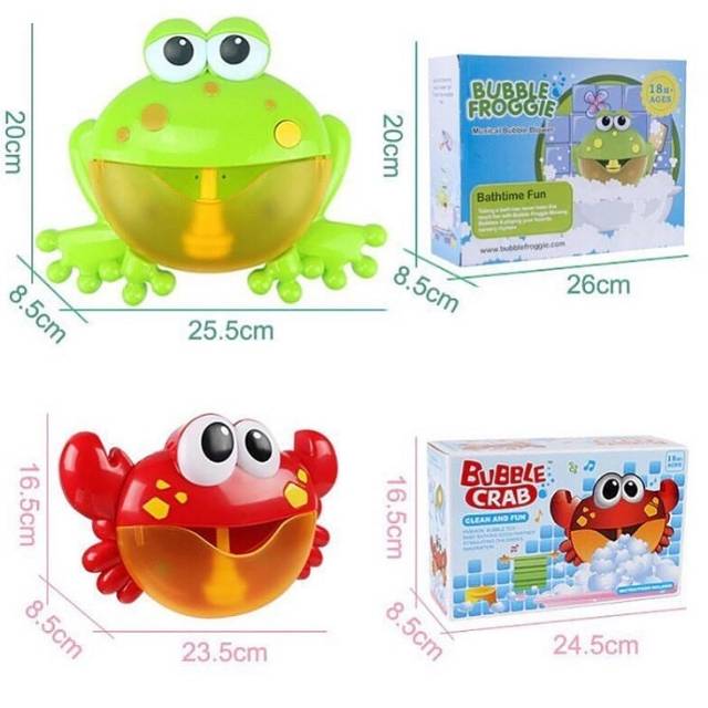 MAINAN BUBBLE CRAB / FROG / WHALE / OCTOPUS