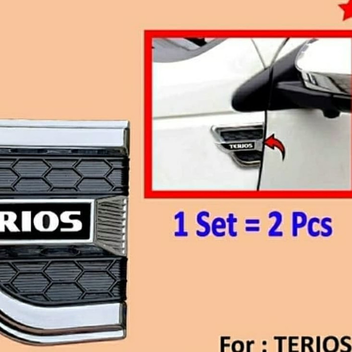 side vent SIDEVENTILATOR AIR FLOW SAMPING MOBIL DAIHATSU LOGO TERIOS / ALL NEW TERIOS SEMUA TIPE