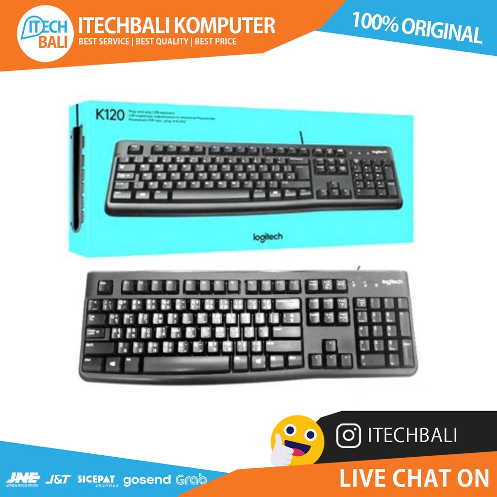 Keyboard LOGITECH K120 Keyboard Kabel 100% Original