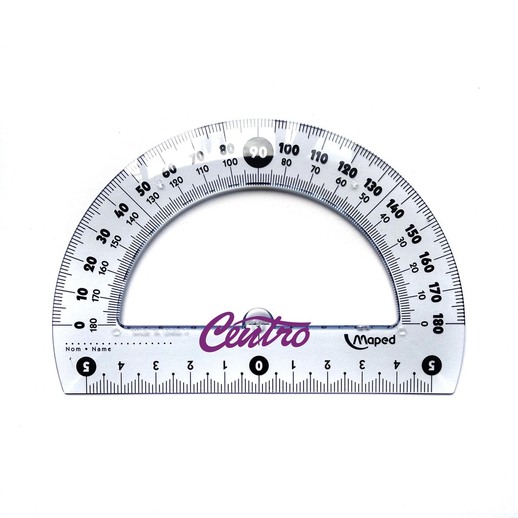 

Maped Ruler Essential Penggaris Busur 180 Derajat 12 cm