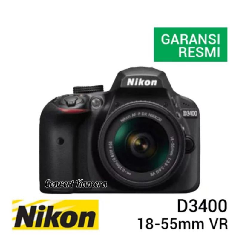Nikon D3400 Kit AF-P 18-55mm VR
