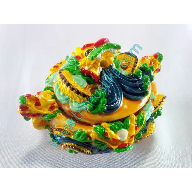 Patung Naga 9 Tempat Bakar Dupa kecil