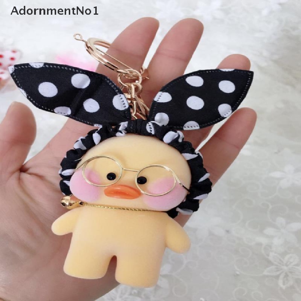 (AdornmentNo1) Gantungan Kunci Bentuk Boneka plush Bebek Kawaii